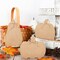 6 Pieces Fall Pumpkin Wooden Cutouts with Ropes 3 Designs Unfinished Pumpkin Shaped Table Wooden Signs for Fall Thanksgiving Halloween Tiered Tray Decor: Home, Kitchen, and Office DIY Craft